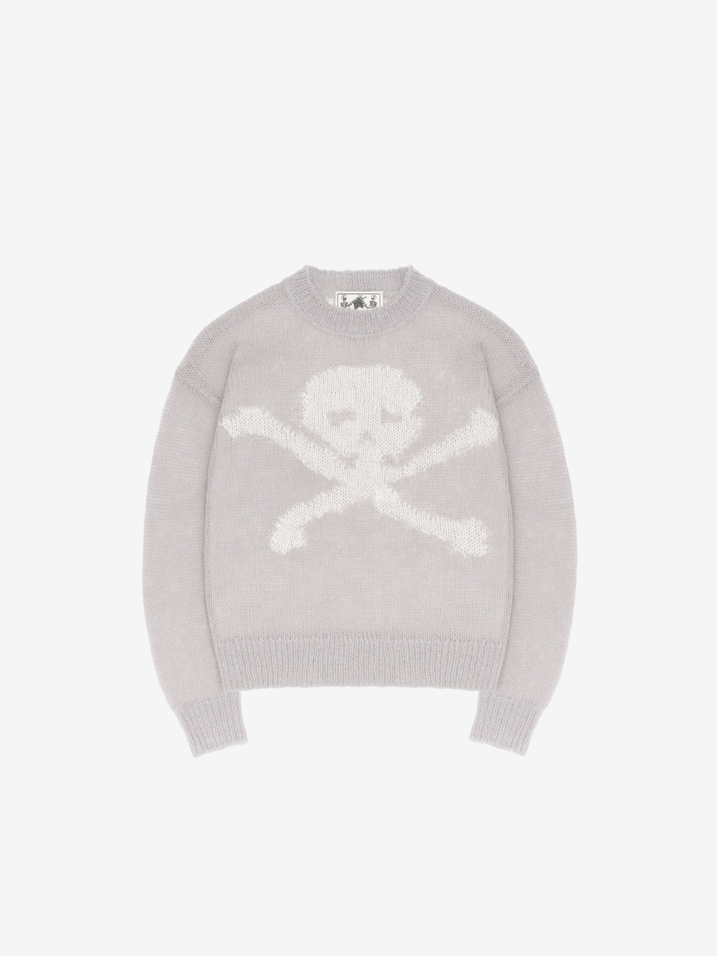 LOOSE KNIT SWEATER - GRAY