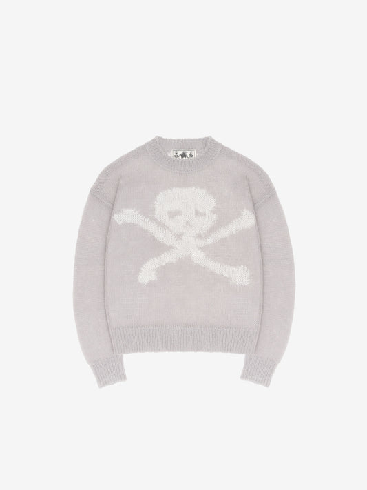 LOOSE KNIT SWEATER - GRAY