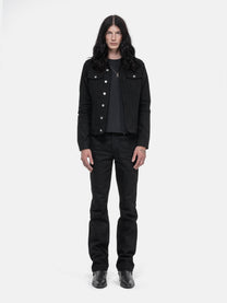 DENIM JACKET - ALL BLACK