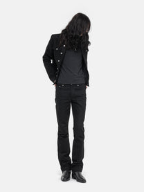DENIM JACKET - ALL BLACK