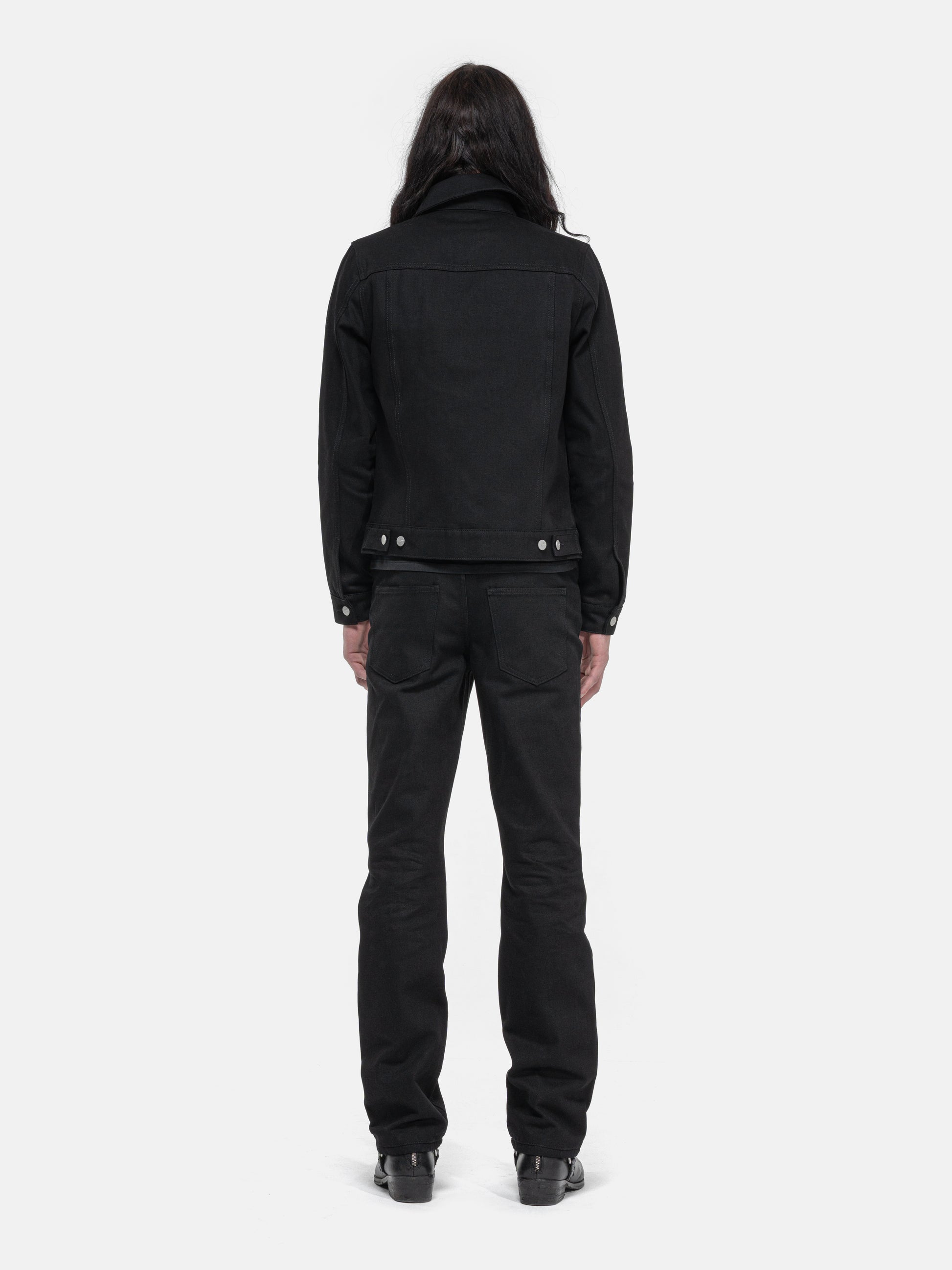 DENIM JACKET - ALL BLACK