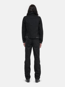 DENIM JACKET - ALL BLACK