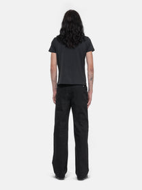 STRAIGHT JEANS - ALL BLACK DENIM