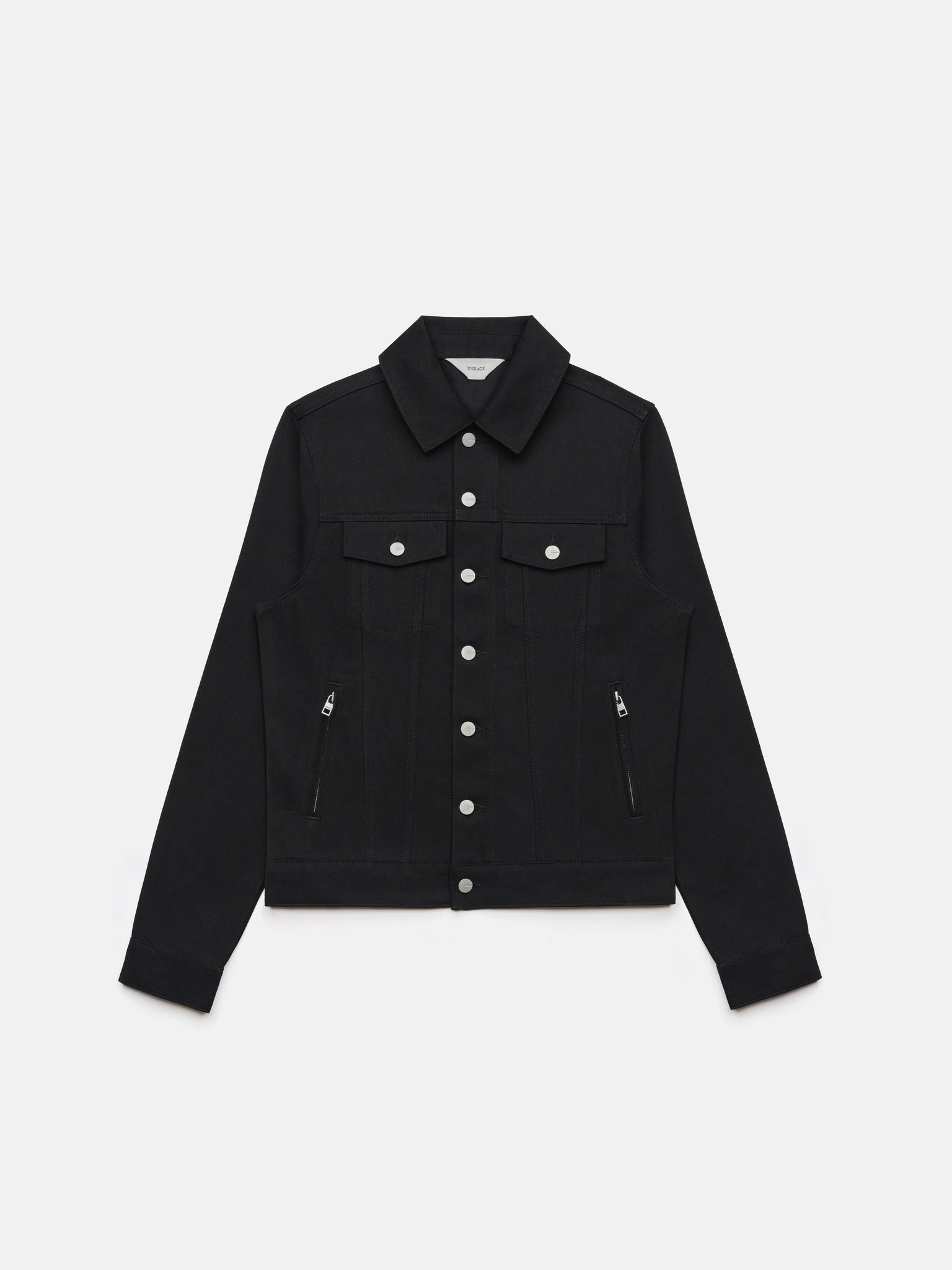 DENIM JACKET - ALL BLACK
