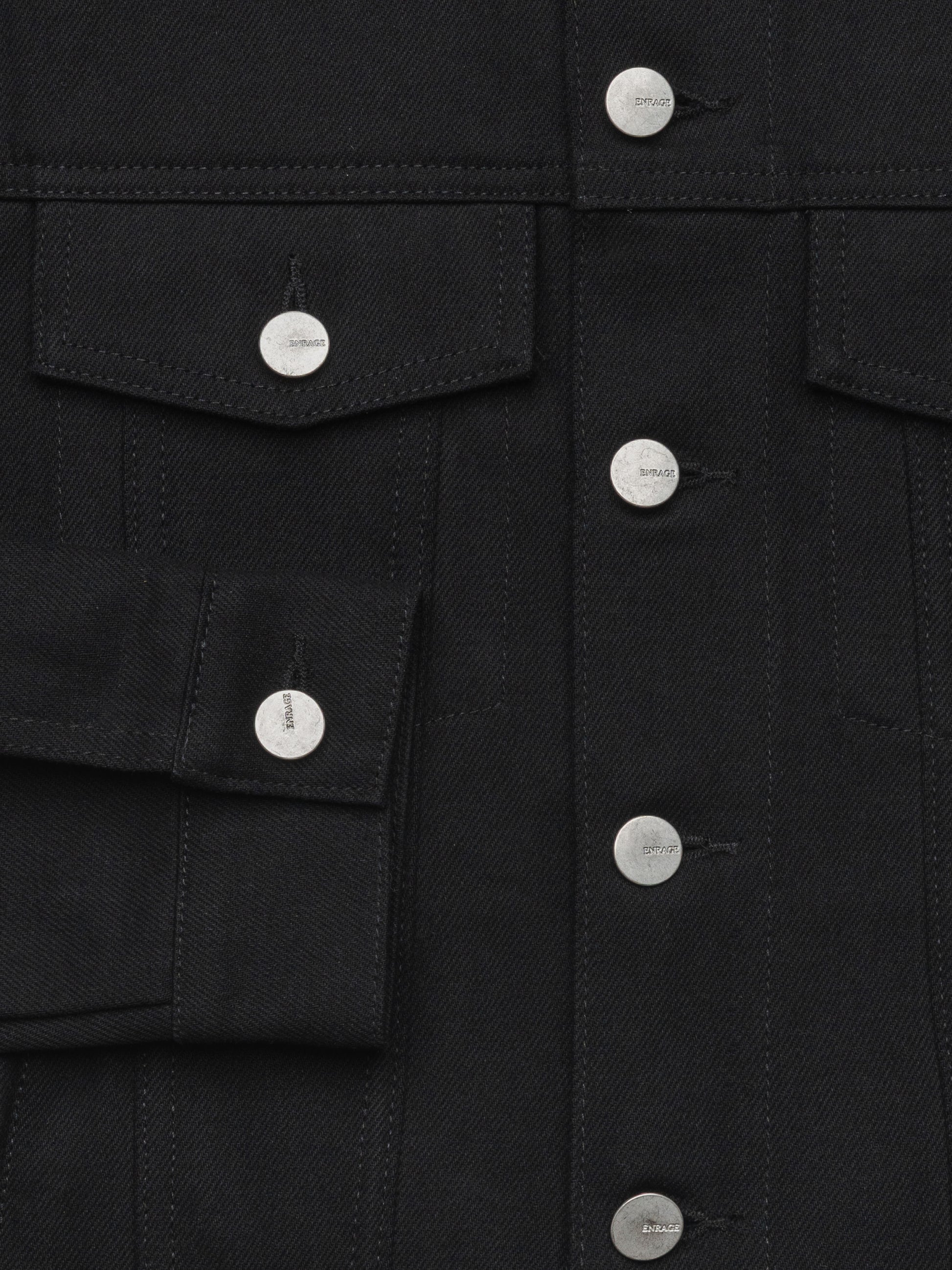DENIM JACKET - ALL BLACK