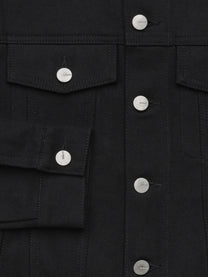 DENIM JACKET - ALL BLACK