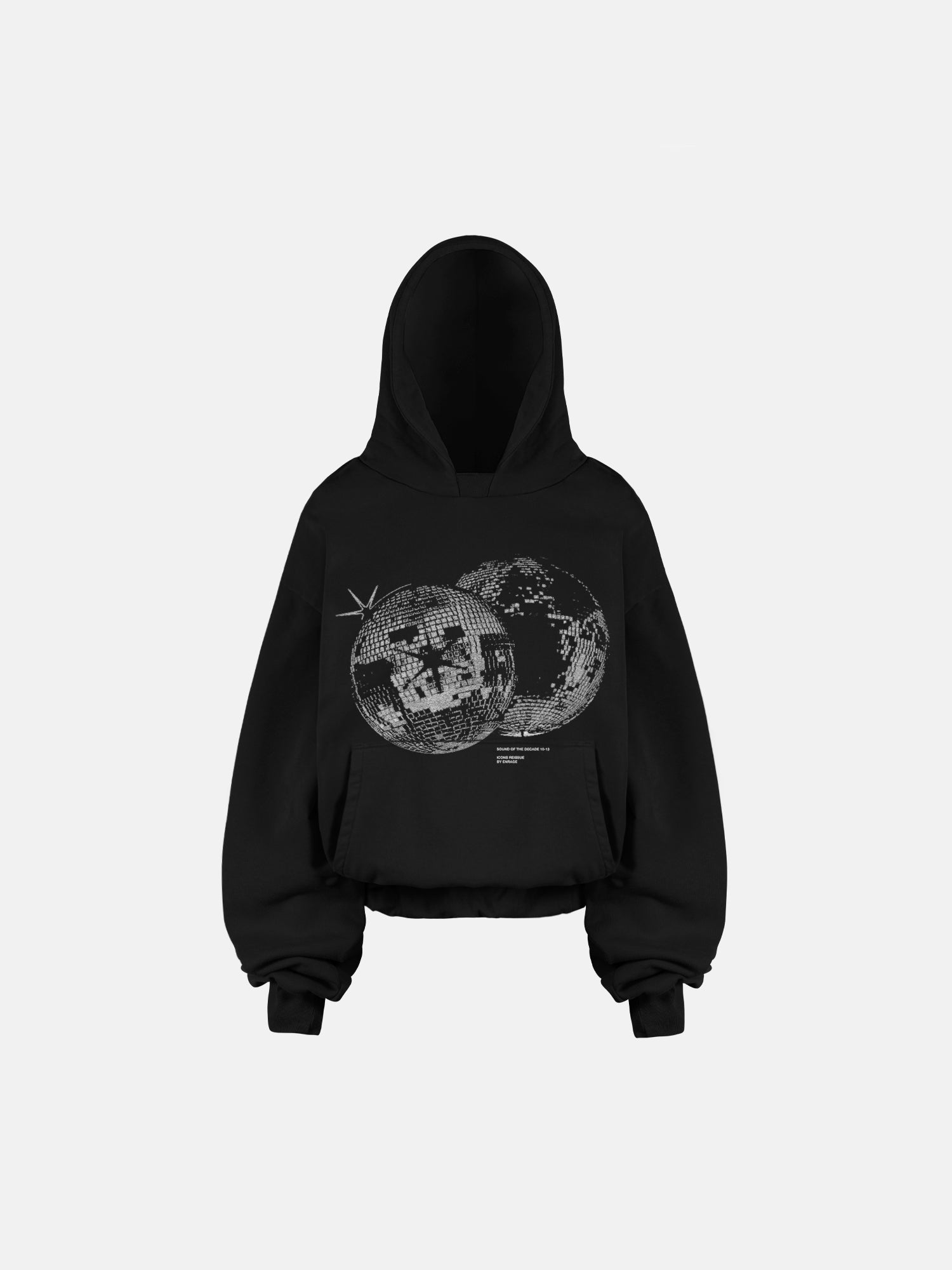 THE DISCO HOODIE - SCHWARZ