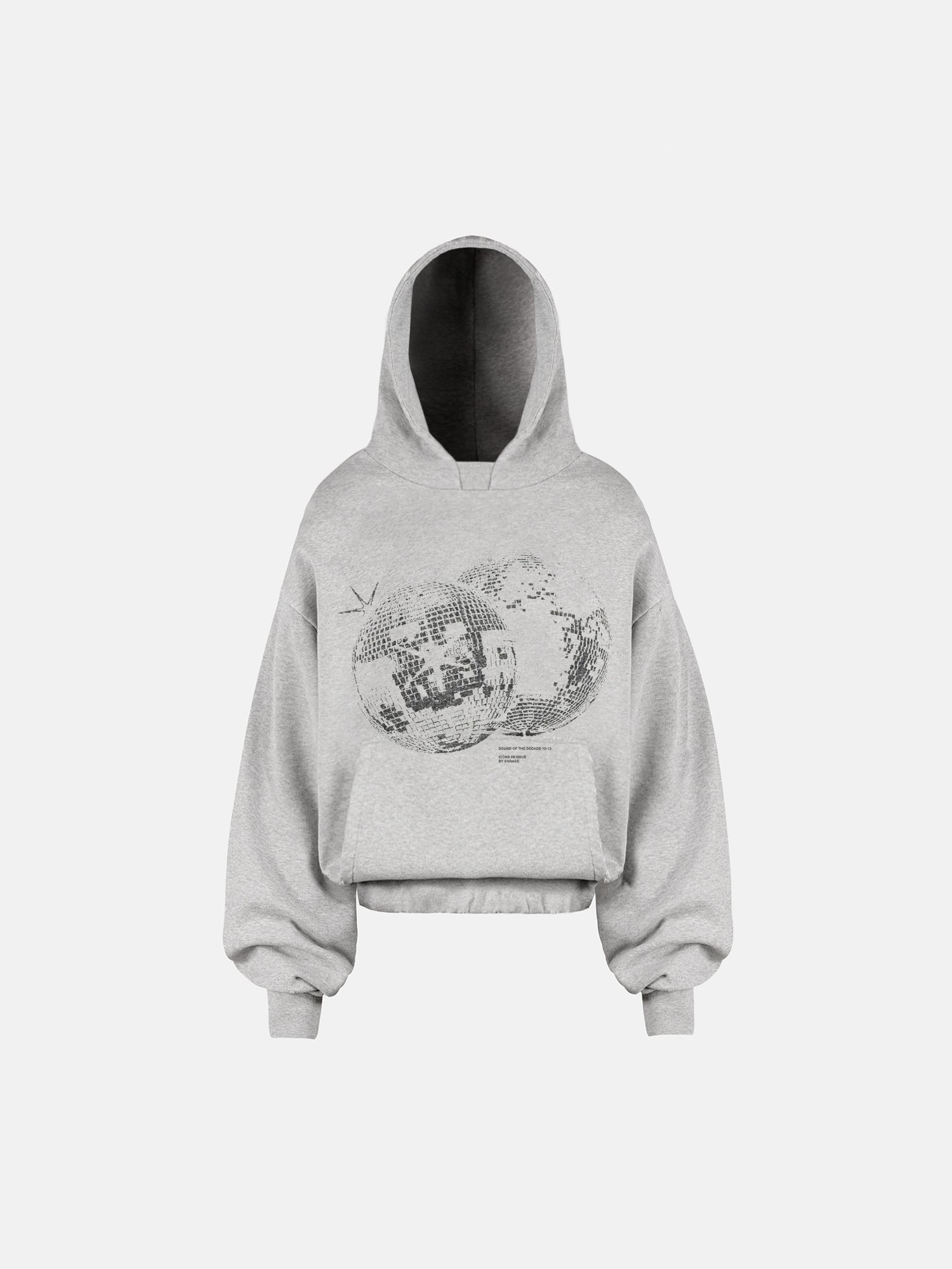 THE DISCO HOODIE - GRAU