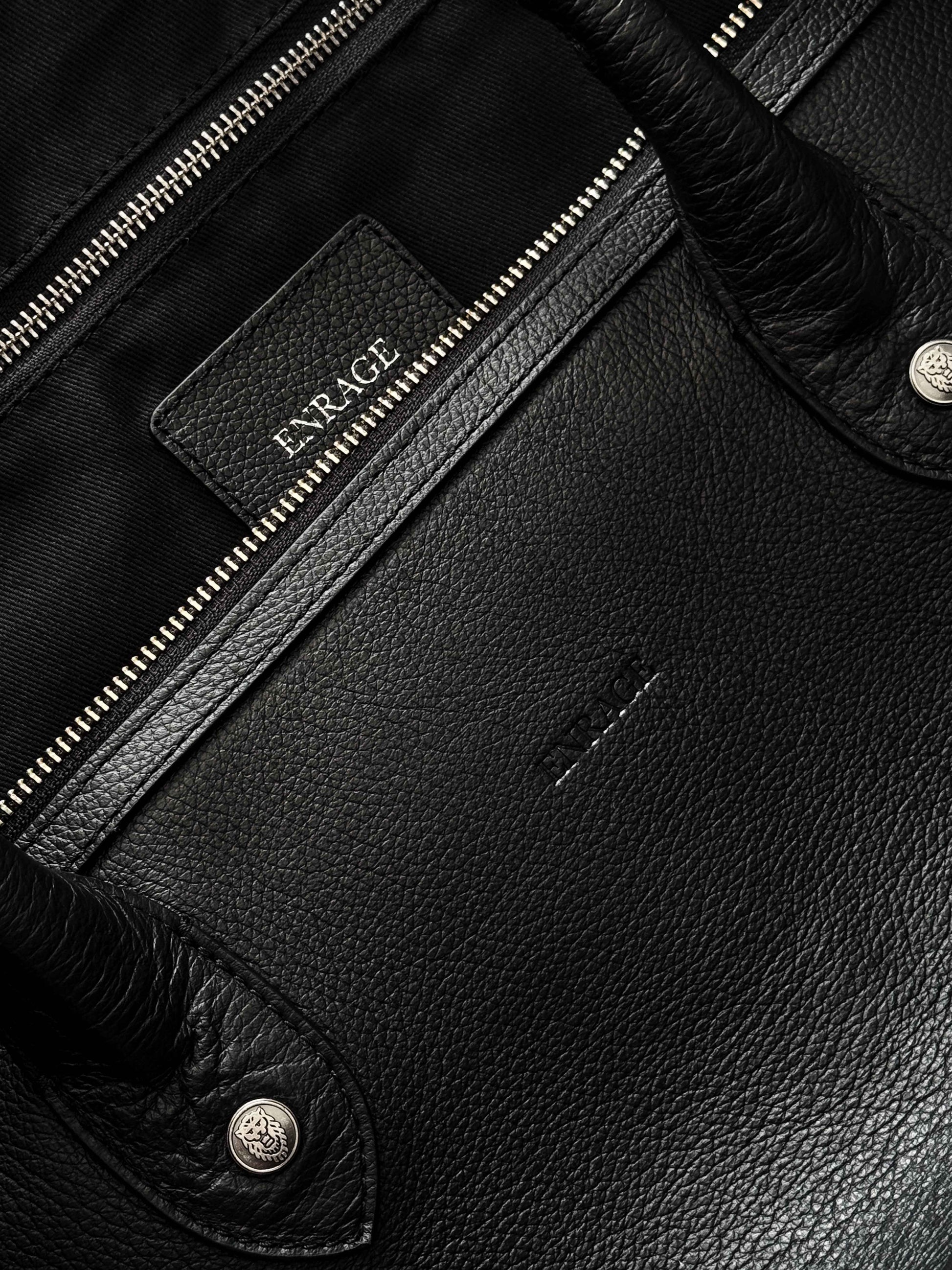 LEATHER DUFFLE BAG