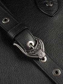 LEATHER DUFFLE BAG
