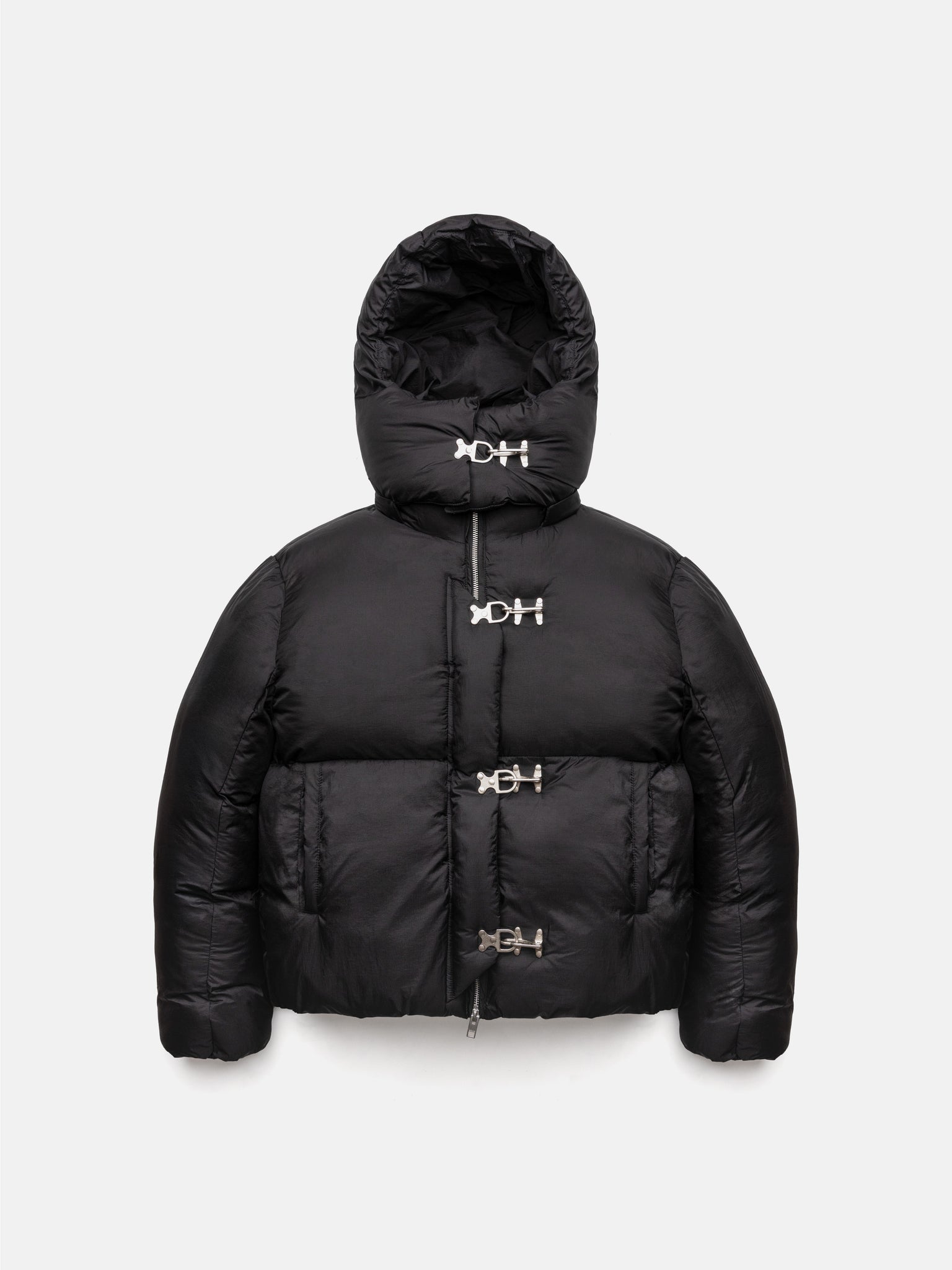 FIREMAN PUFFER JACKET - BLACK