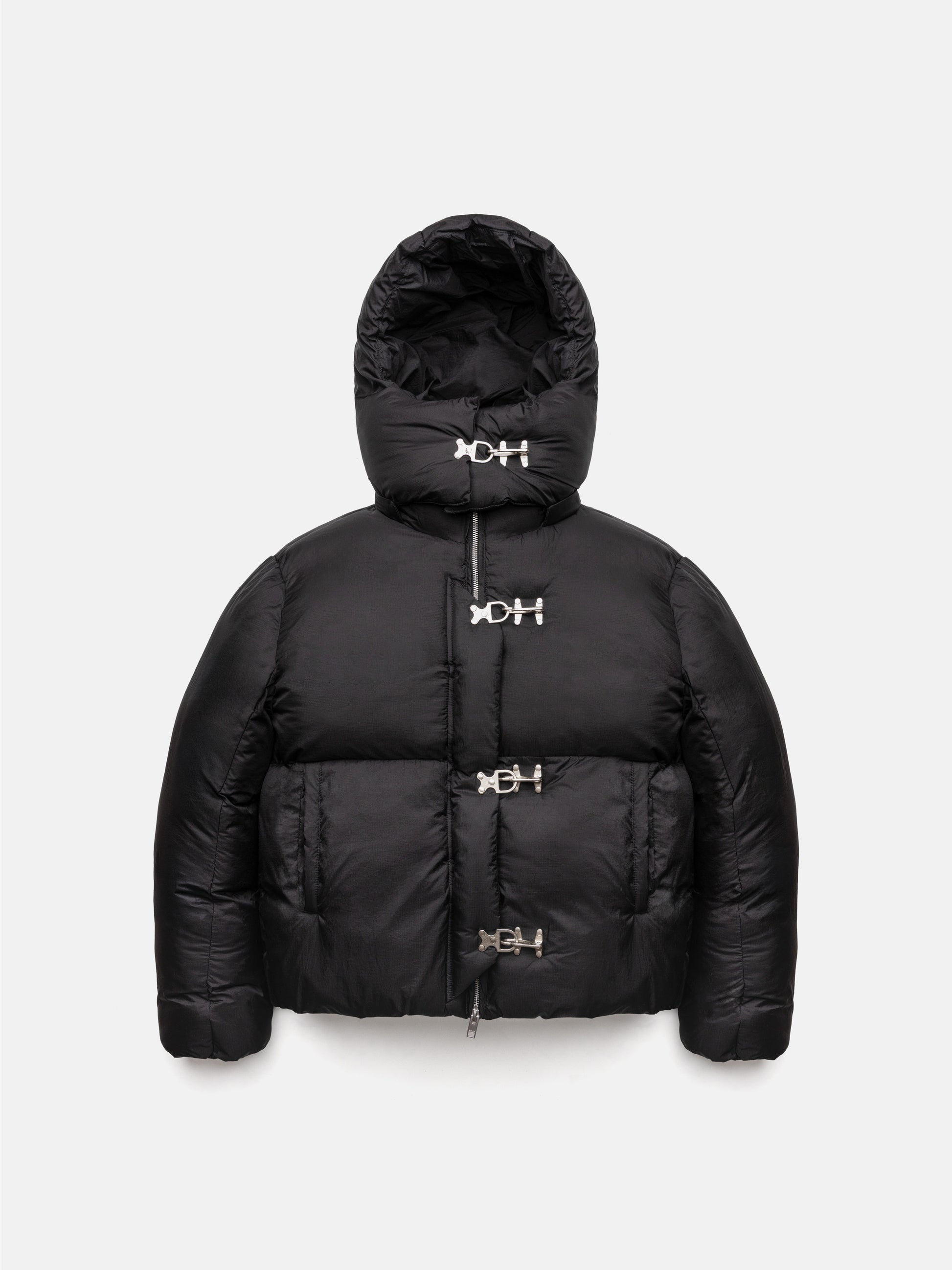FIREMAN PUFFER JACKET - BLACK