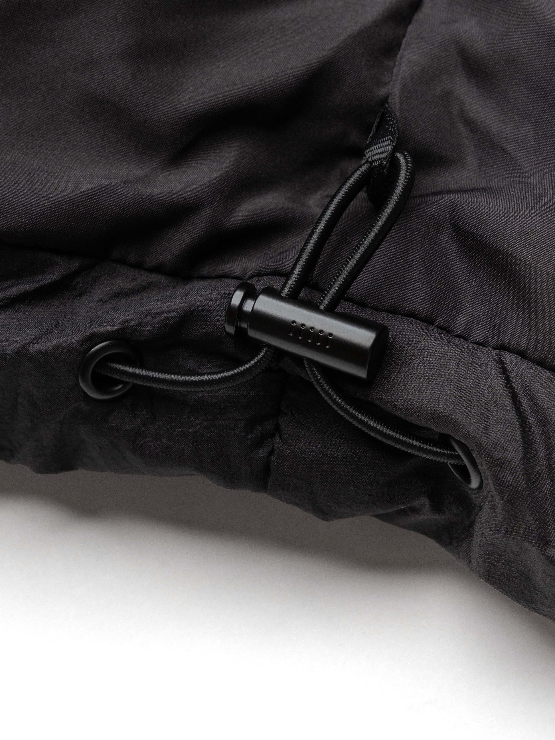 FIREMAN PUFFER JACKET - BLACK