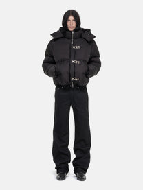 FIREMAN PUFFER JACKET - BLACK