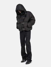 FIREMAN PUFFER JACKET - BLACK