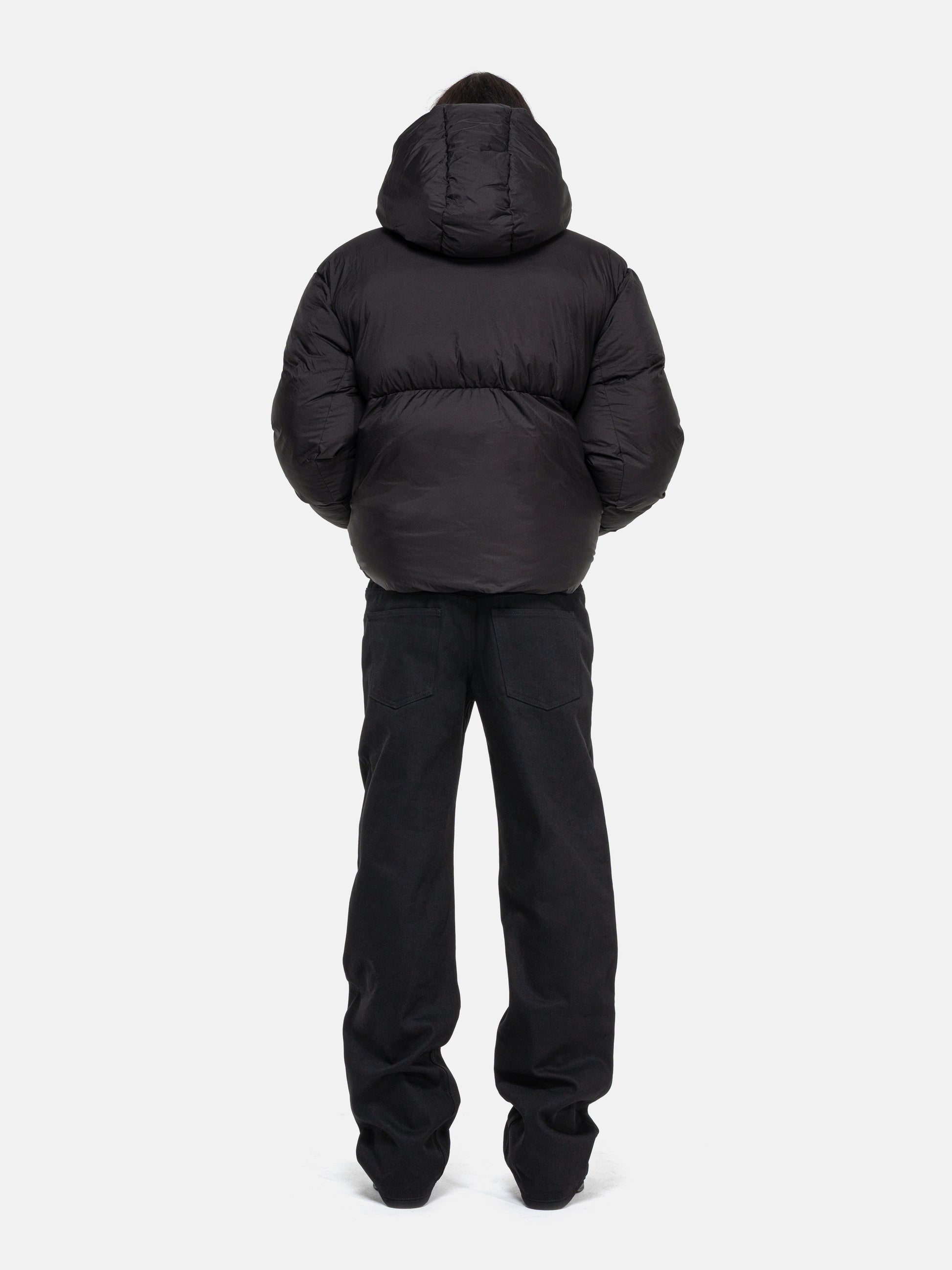 FIREMAN PUFFER JACKET - BLACK