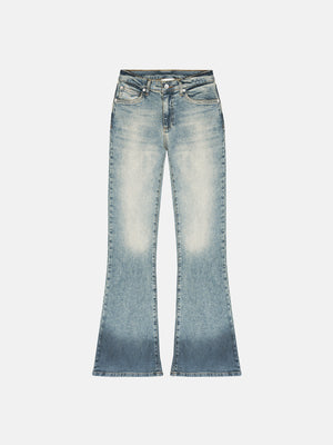 AUSGESTELLTE JEANS - WET BLUE