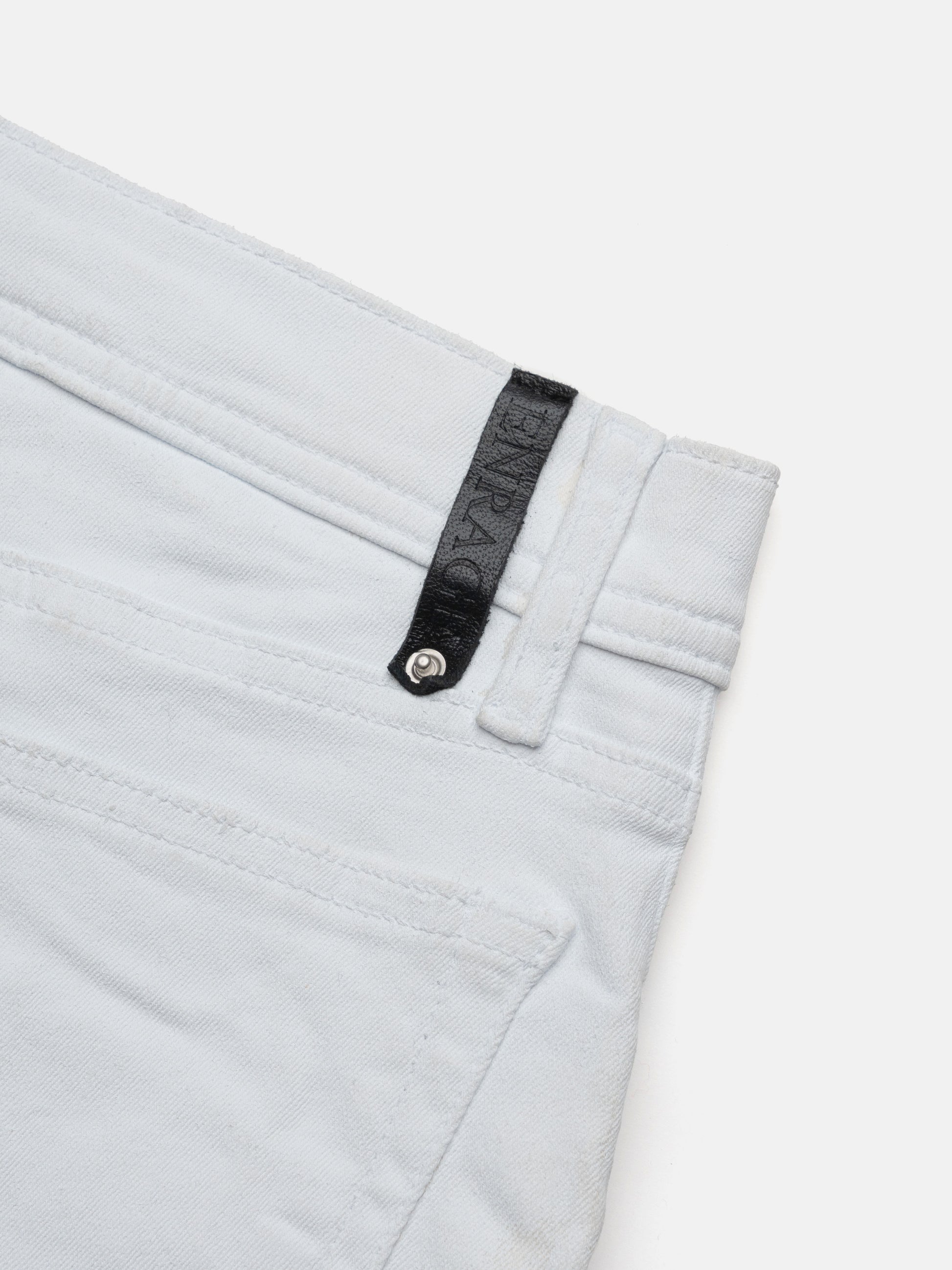 FLARED JEANS - WHITE PAINT