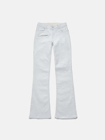 AUSGESTELLTE JEANS – WEISSE FARBE