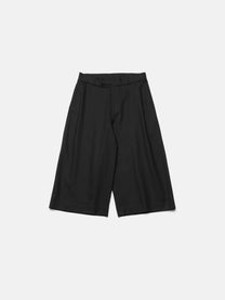 WORN CAPRI PANTS - BLACK