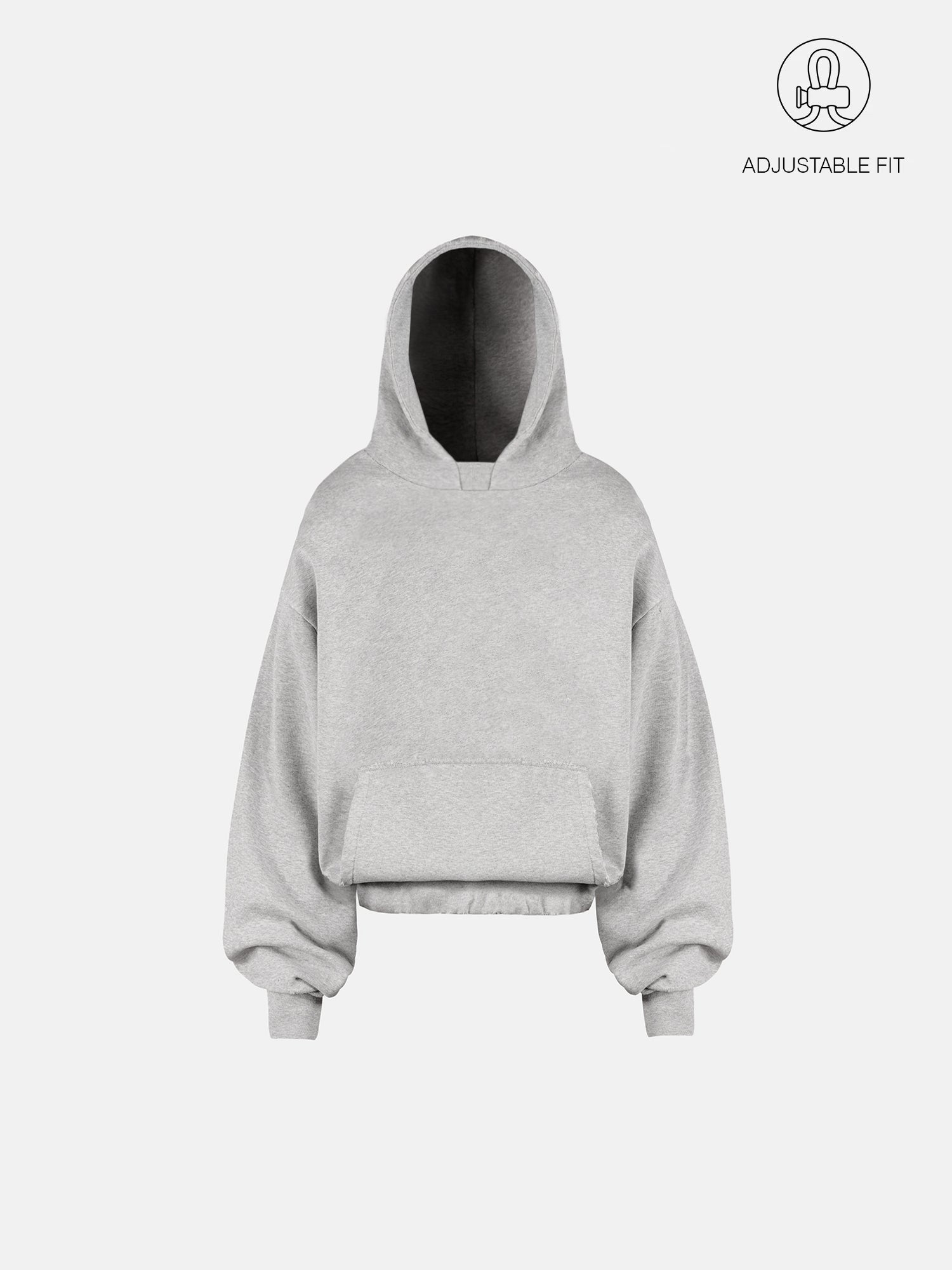 THE BLANC HOODIE - GRAU