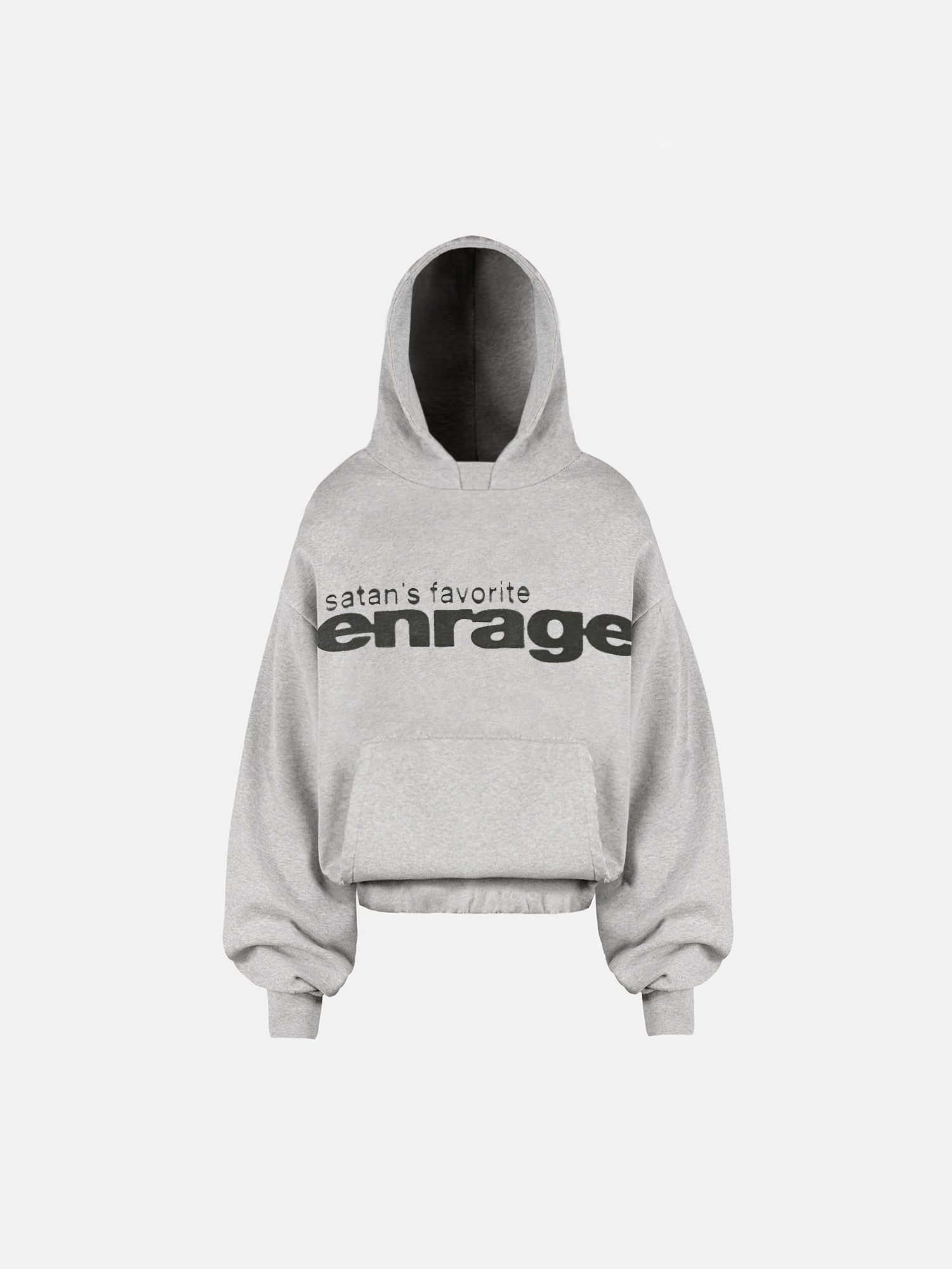 THE SATAN'S FAVORITE HOODIE - GRAU
