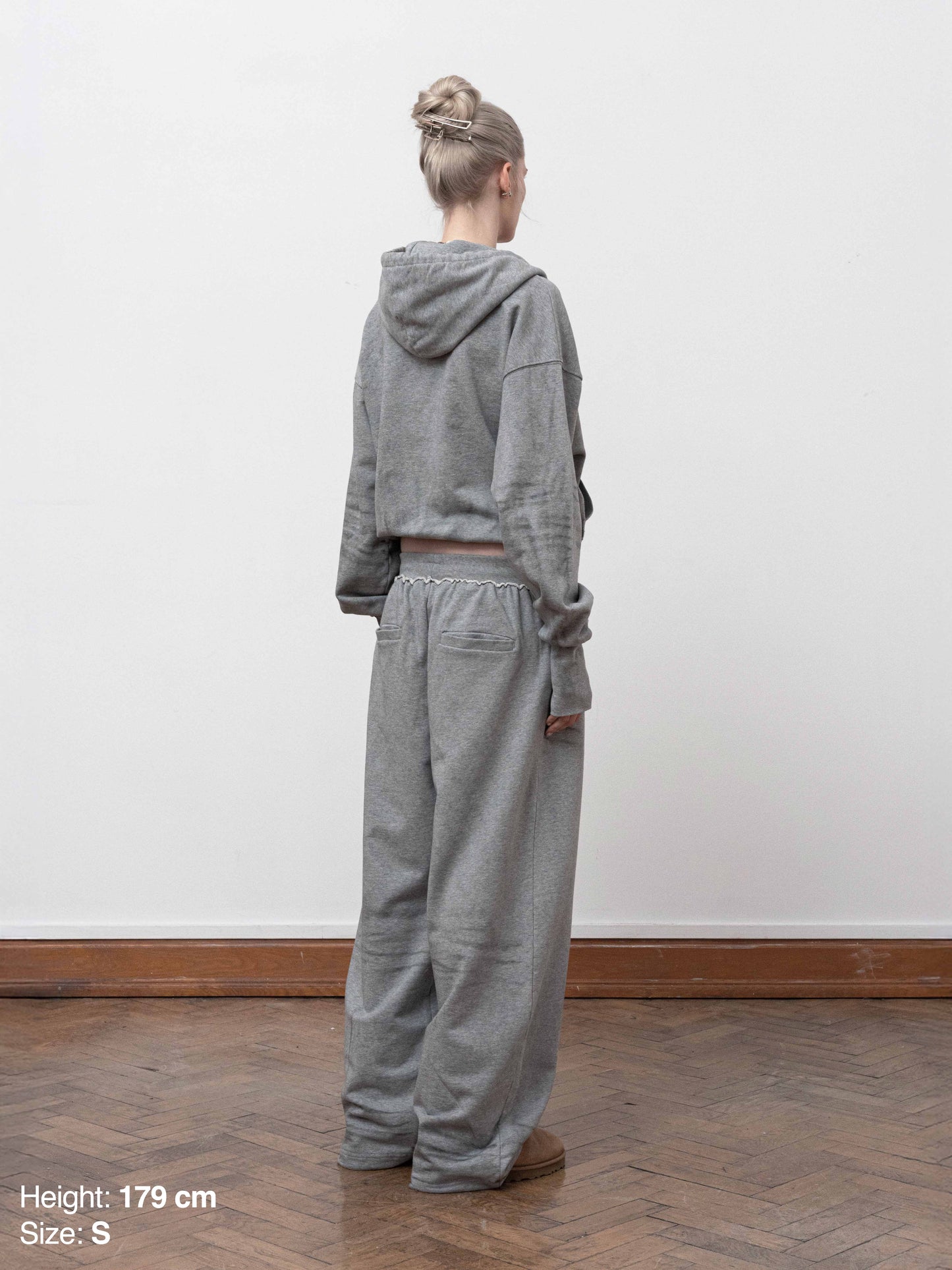 DIRTY SPRAY SWEATPANTS - GRAY