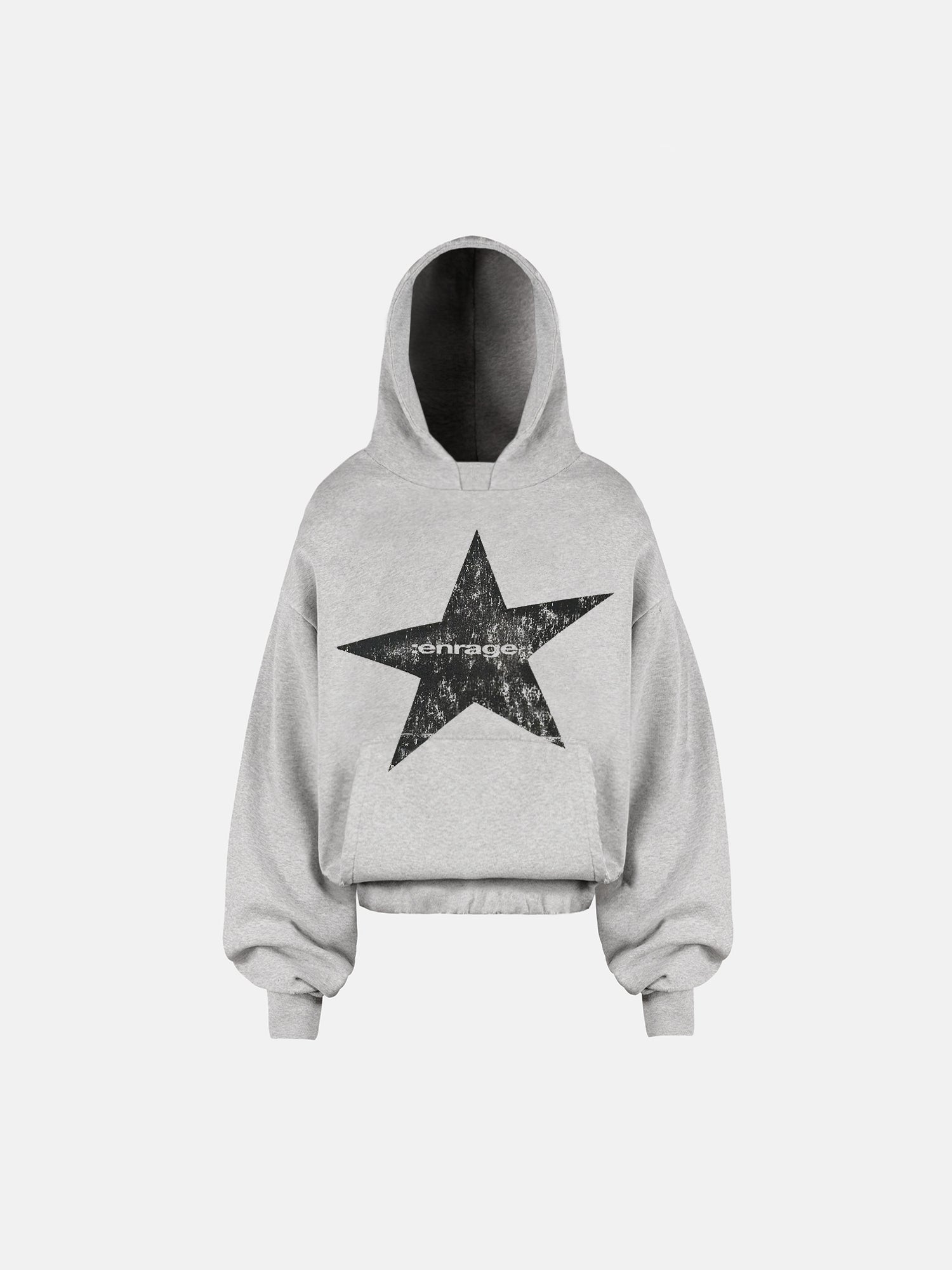 STAR HOODIE - GRAY