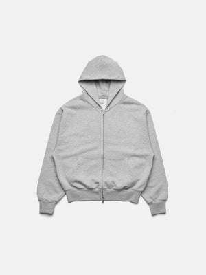 SCHWERER ZIP-HOODIE – GRAU