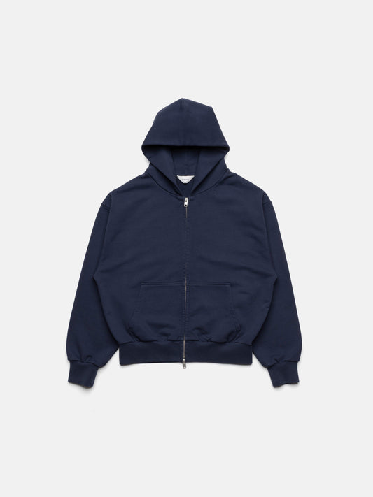 HEAVY ZIP HOODIE - RICH NAVY