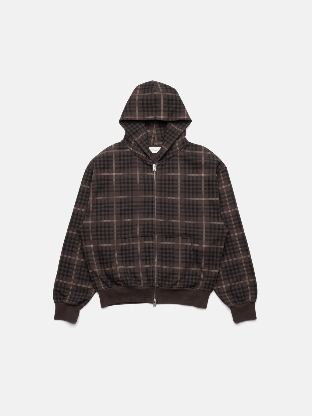 HEAVY ZIP HOODIE - TARTAN