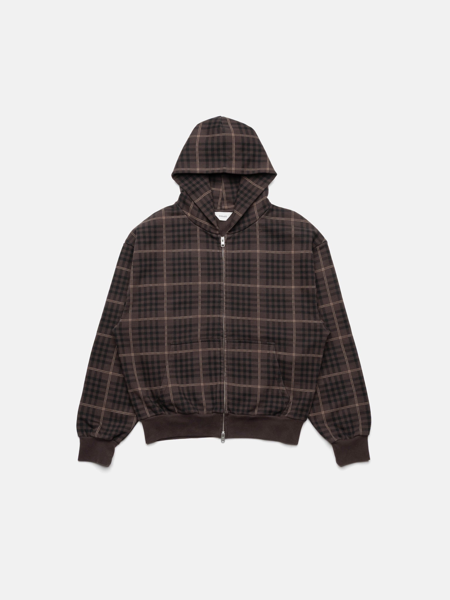 HEAVY ZIP HOODIE - TARTAN