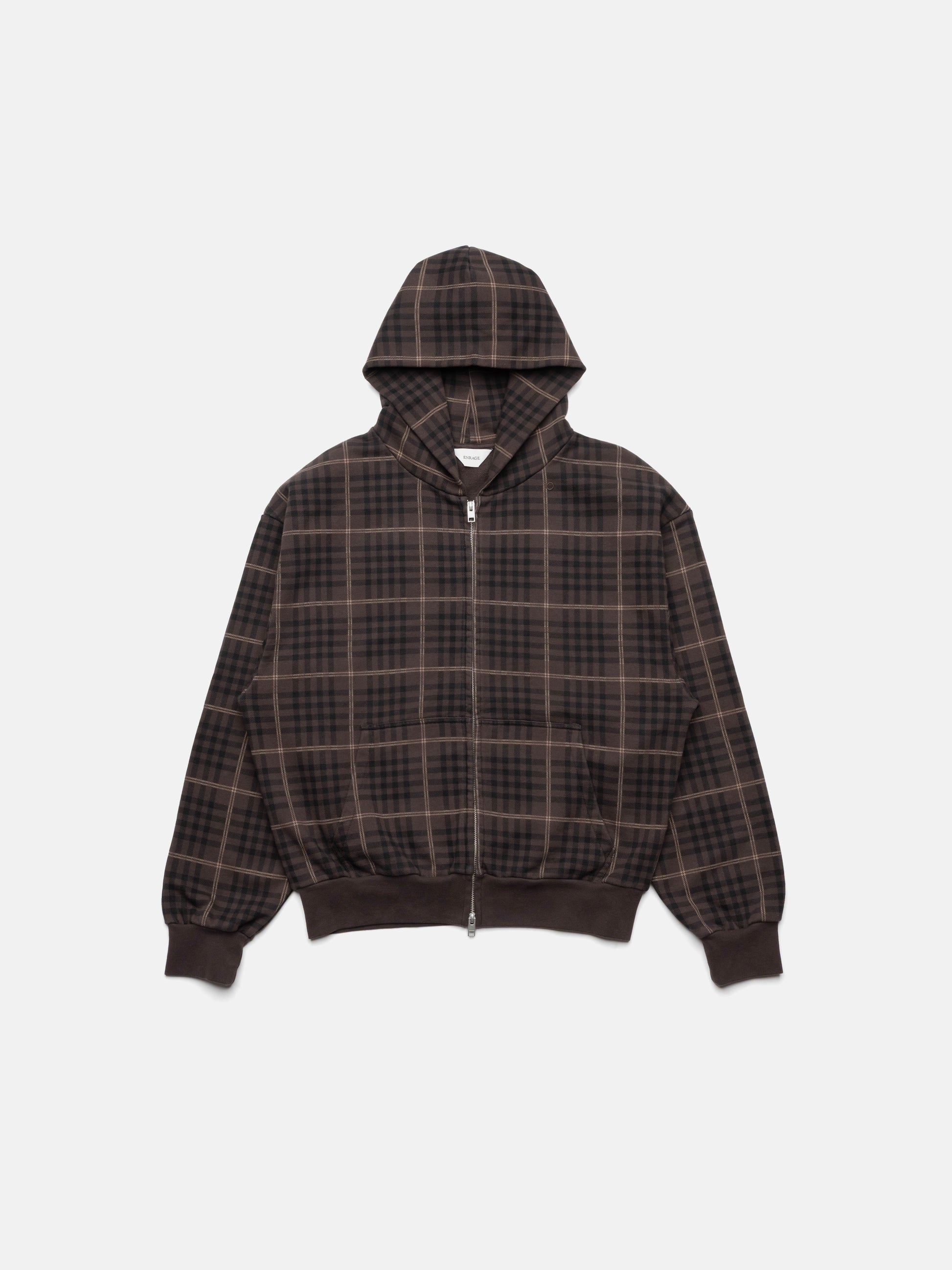 HEAVY ZIP HOODIE - TARTAN