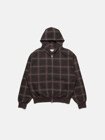 HEAVY ZIP HOODIE - TARTAN