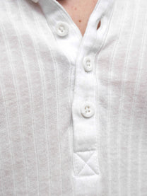 HENLEY LONGSLEEVE - WHITE