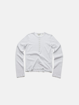 HENLEY LONGSLEEVE – WEISS