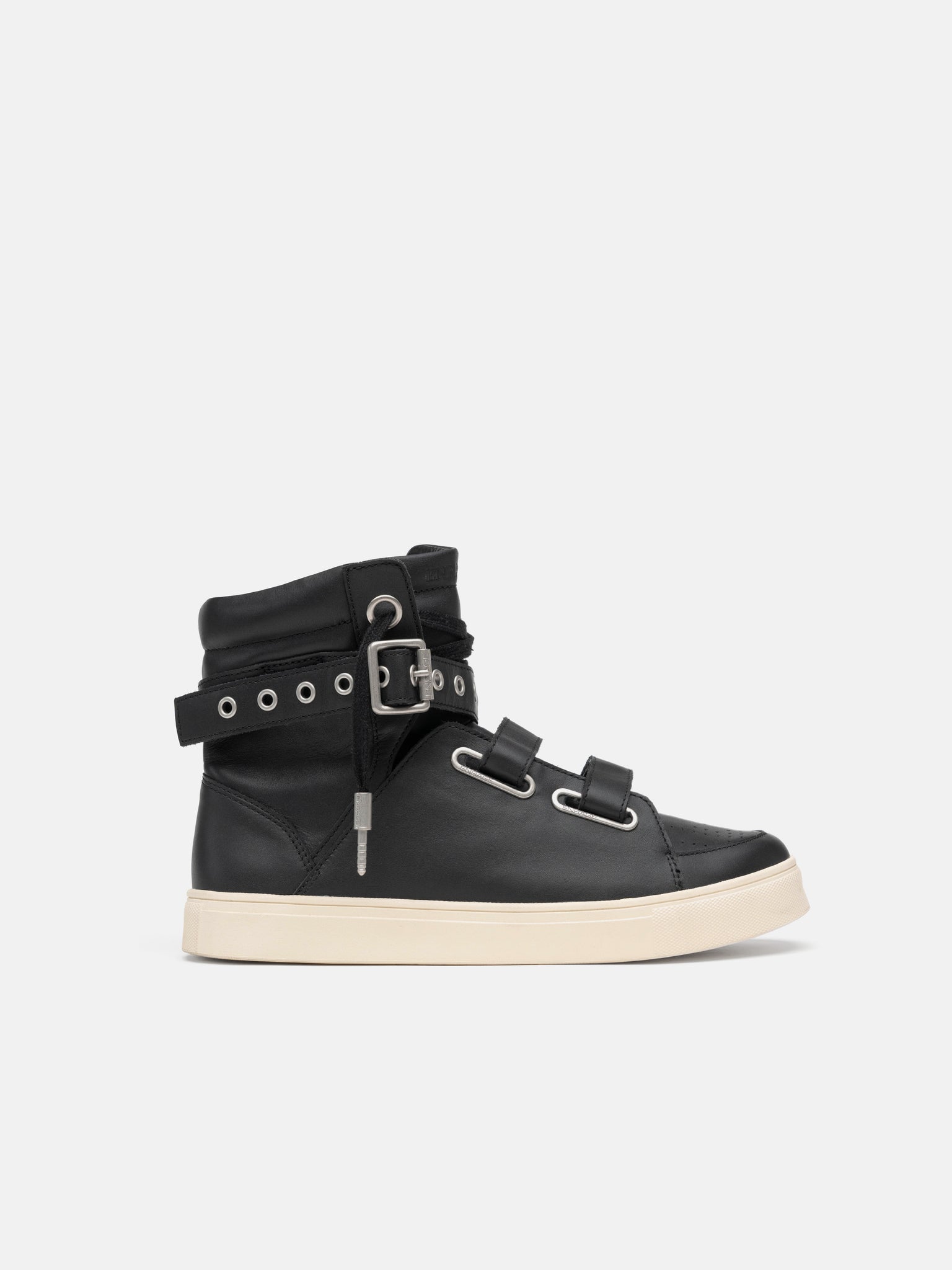 HIGH-TOP-SNEAKER – SCHWARZ