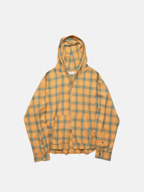 FLANNEL HOODIE - YELLOW