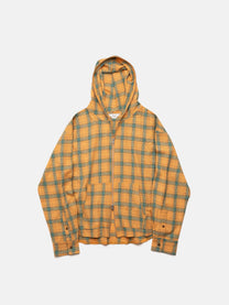 FLANEL HOODIE - YELLOW