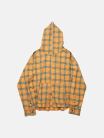 FLANEL HOODIE - YELLOW