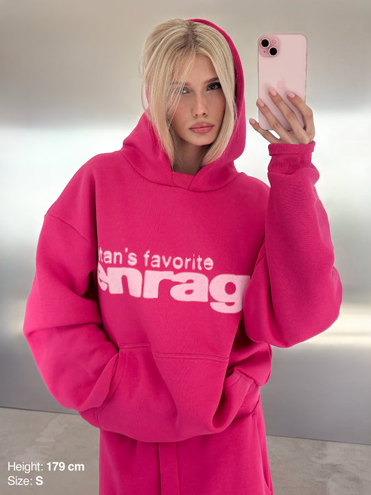 THE SATAN'S FAVORITE HOODIE - HOT PINK