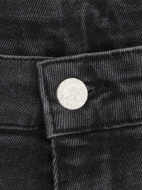 DENIM JORTS - WASHED BLACK