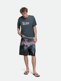 SINGLE STITCH TEE - KIDS WASHED BLACK