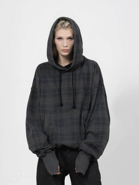 2010 HOODIE – SCHWARZ KARIERT