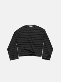 BAGGY LONGSLEEVE – SCHWARZ GESTREIFT