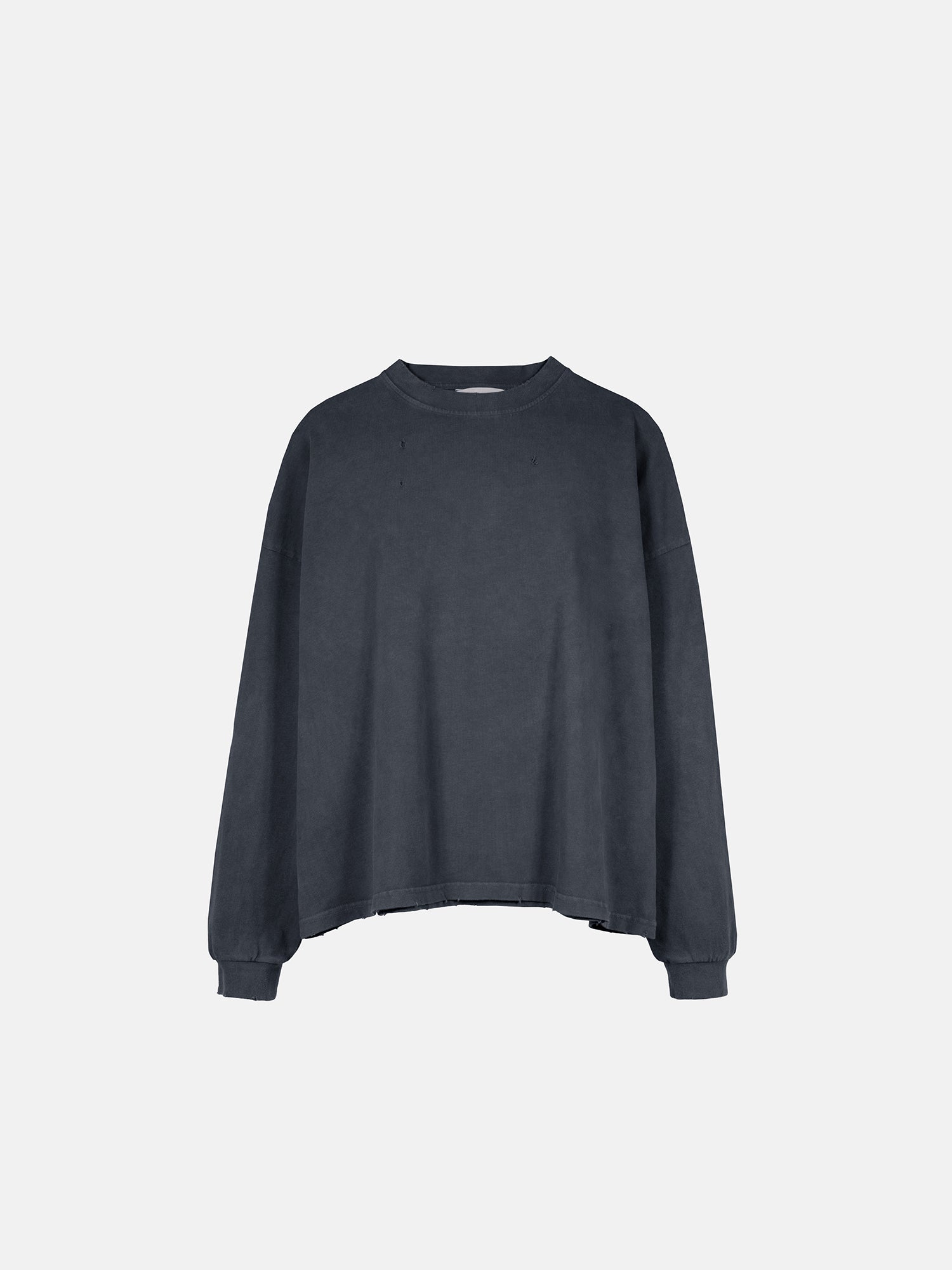 WORN LONGSLEEVE - VINTAGE SCHWARZ