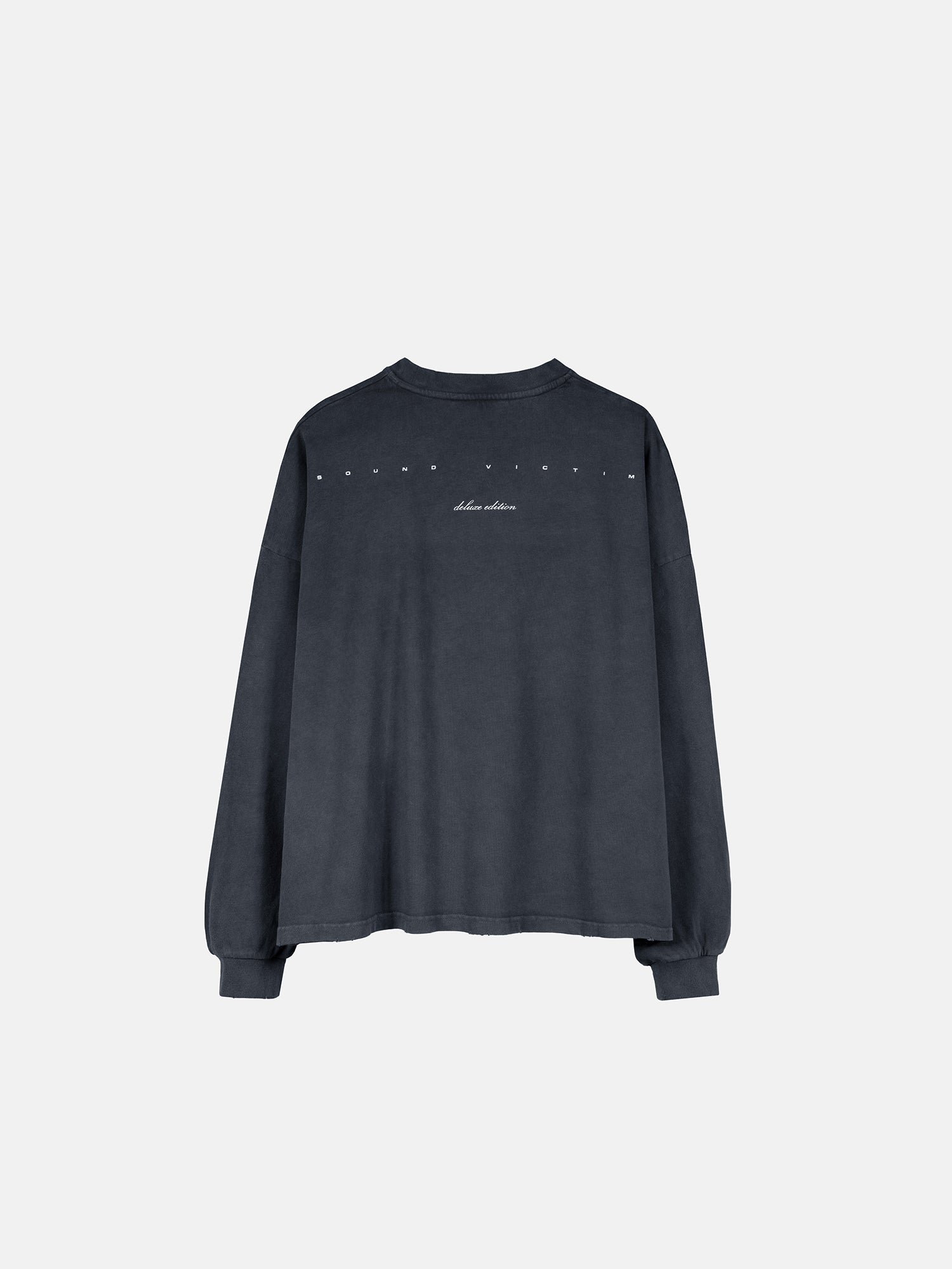 STARS LONGSLEEVE - VINTAGE SCHWARZ
