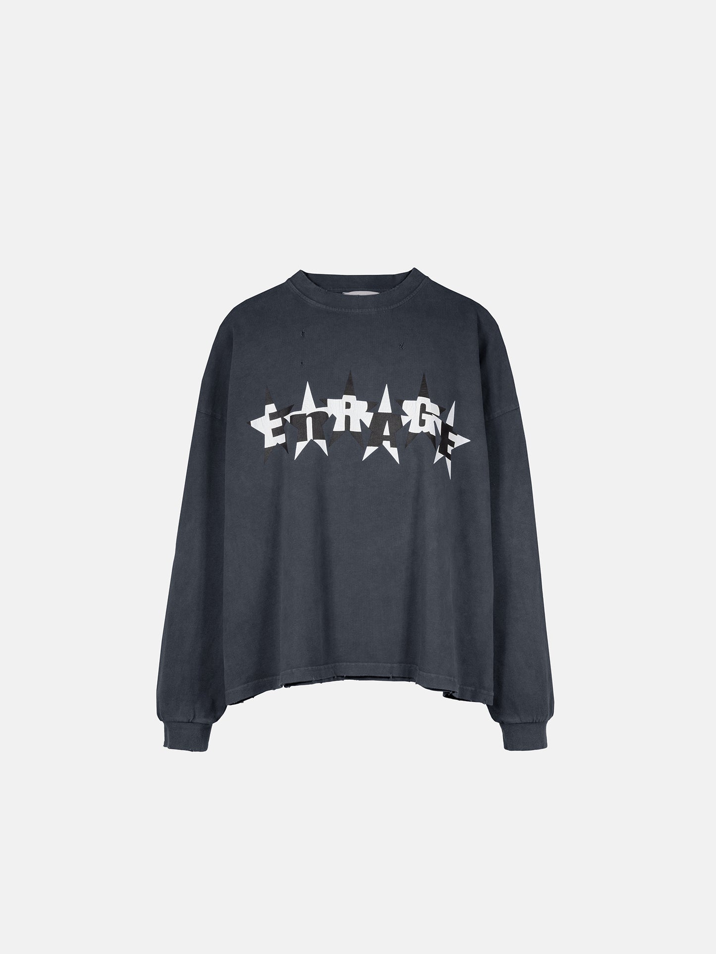 STARS LONGSLEEVE - VINTAGE BLACK