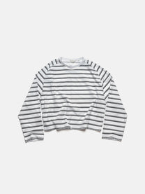 BAGGY LONGSLEEVE – WEISS GESTREIFT