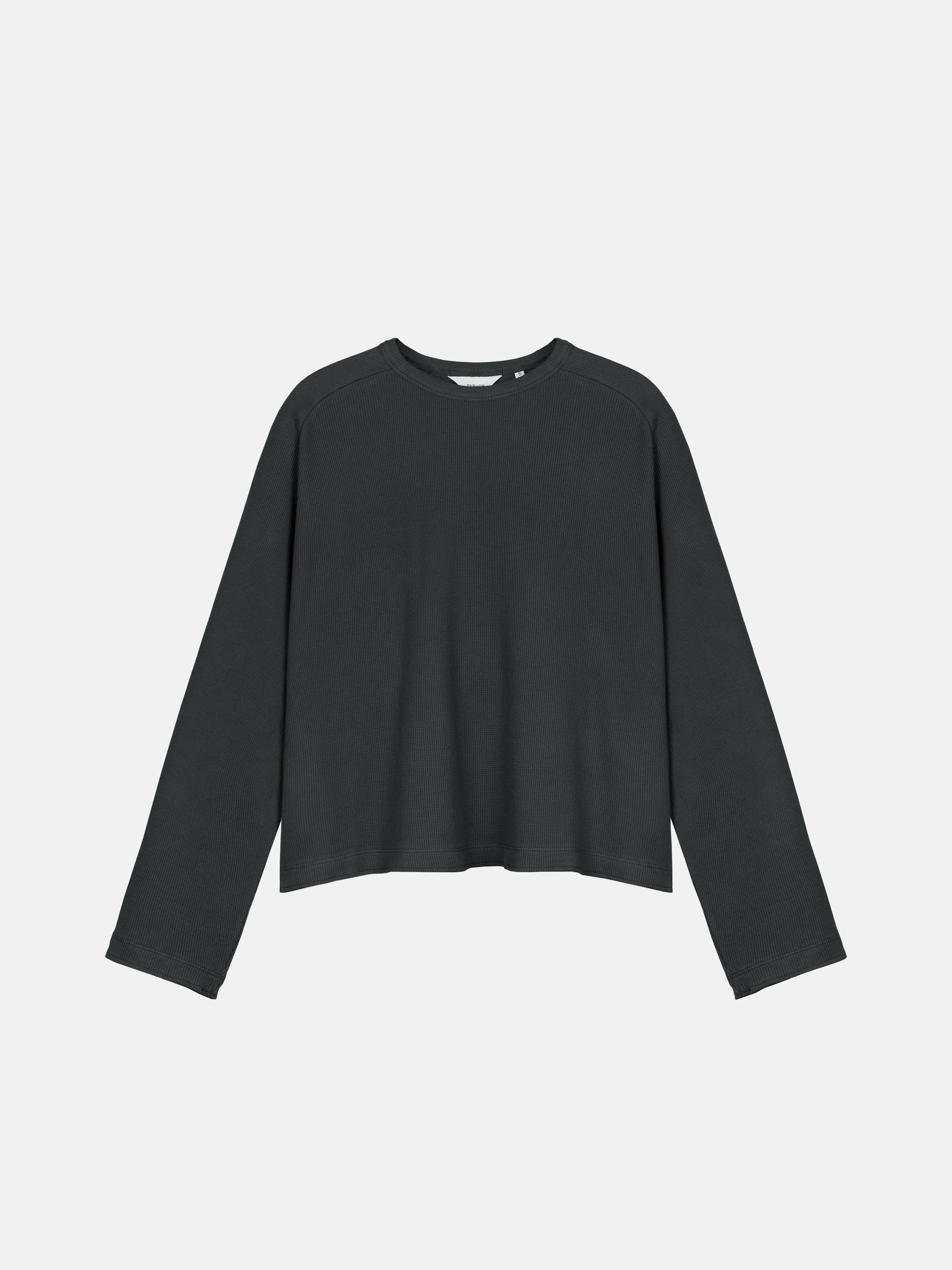 THERMISCHES LONGSLEEVE – VINTAGE SCHWARZ